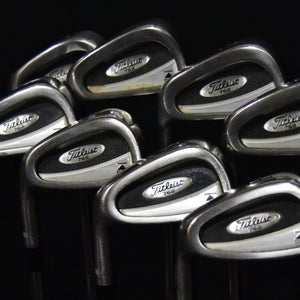 TITLEIST DCI 762 IRON SET 3-9, PW IRONS, STIFF FLEX, SHAFT 38" (5I), LEFT HAND