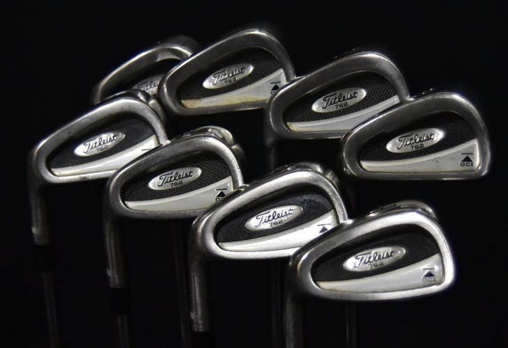TITLEIST DCI 762 IRON SET 3-9, PW IRONS, STIFF FLEX, SHAFT 38" (5I), LEFT HAND