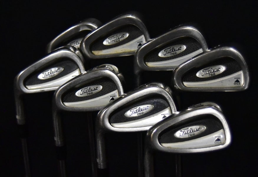 TITLEIST DCI 762 IRON SET 3-9, PW IRONS, STIFF FLEX, SHAFT 38" (5I), LEFT HAND