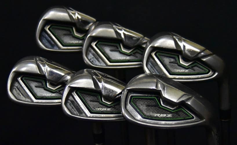 TAYLORMADE RBZ IRONS SET 6-9, PW, SW IRONS, SENIOR FLEX, 38" SHAFT (6I), RH