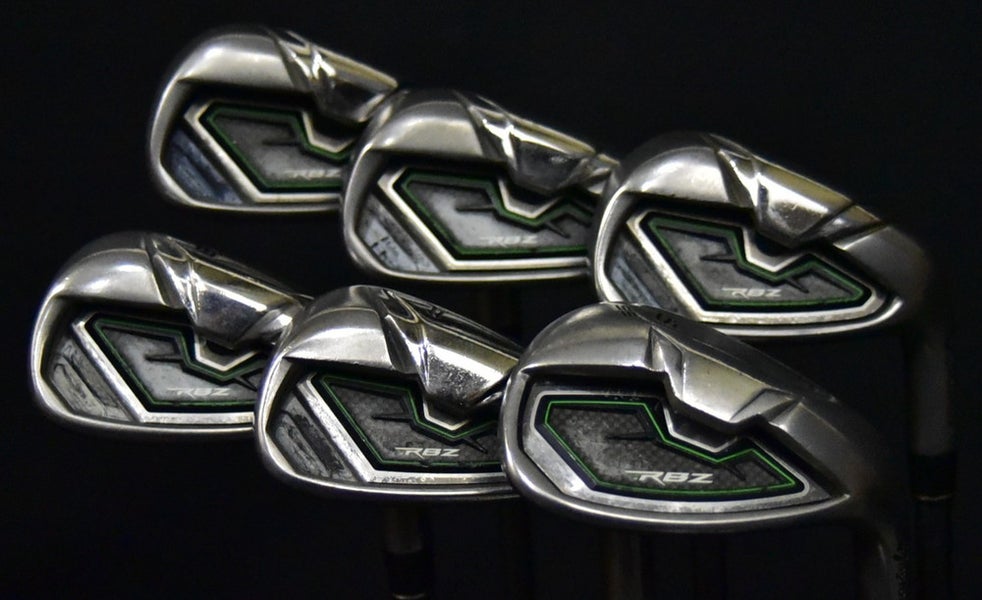 TAYLORMADE RBZ IRONS SET 6-9, PW, SW IRONS, SENIOR FLEX, 38" SHAFT (6I), RH