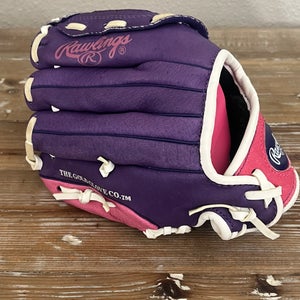 Pink and purple Rawlings 10 inch glove