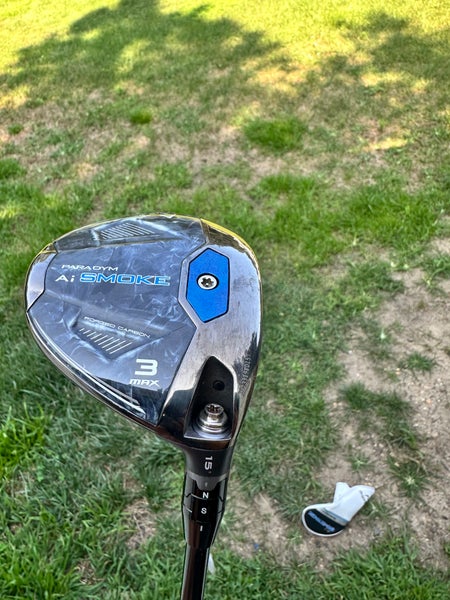 Callaway Ai Smoke Max 3 Wood 15° – HZRDUS Smoke RDX Black Stiff + HC