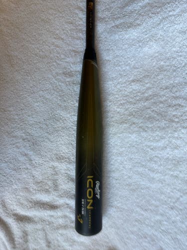 Rawlings 2023 ICON Carbon -3 BBCOR Baseball Bat RBB313 33/30 Barely used. HOT