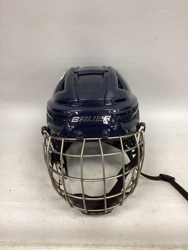 Used Bauer RE AKT 150 S Helmet Cage Combo Navy Blue SM 11851-S000035410