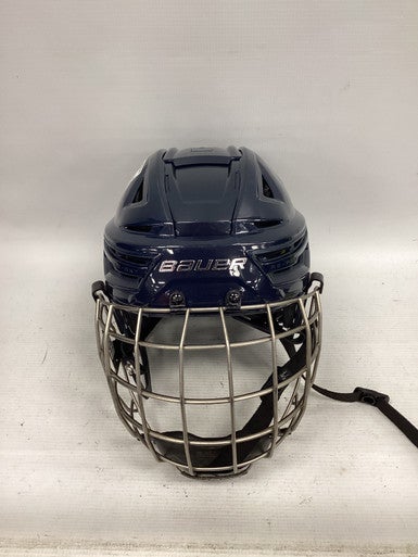 Used Bauer RE AKT 150 S Helmet Cage Combo Navy Blue SM 11851-S000035410