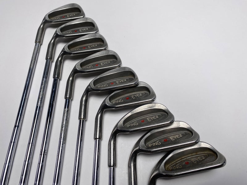 Ping Eye 2 Iron Set 3-PW+SW Red Dot Karsten ZZ-Lite Stiff Steel Mens LH