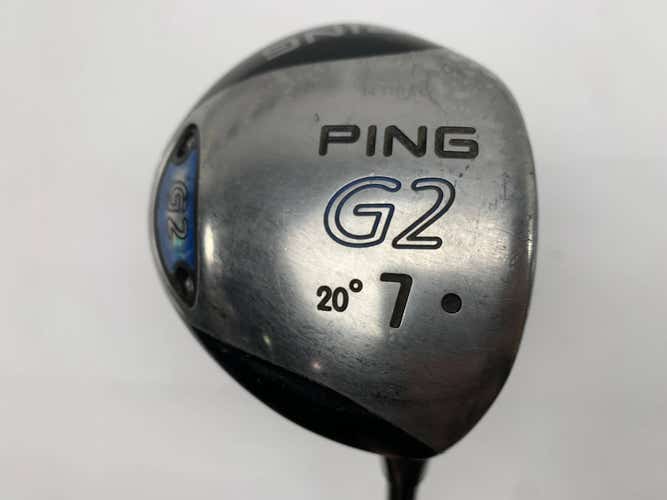 Ping G2 7 Fairway Wood 20* TFC100 Regular Graphite Mens RH Midsize Grip