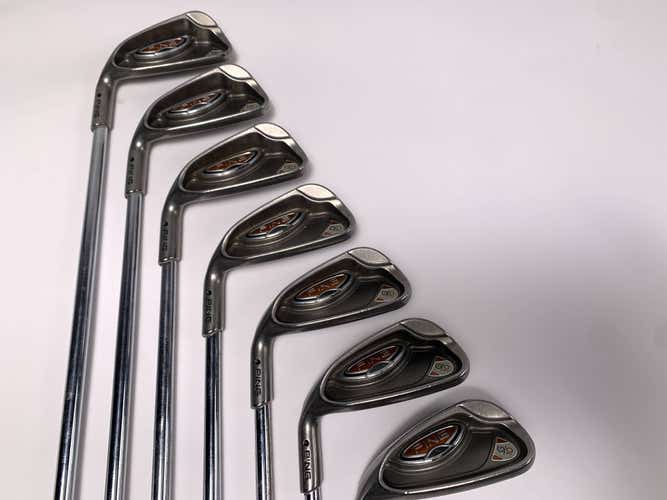 Ping G10 Iron Set 4-PW Black Dot AWT Regular Steel Mens LH
