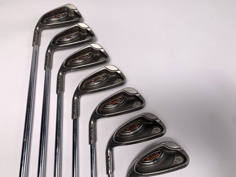 Ping G10 Iron Set 4-PW Black Dot AWT Regular Steel Mens LH