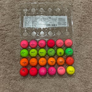 24 Pack Near Mint Colorful Balls