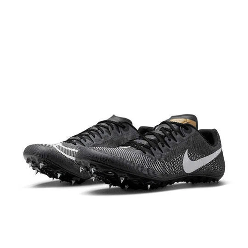 Nike Zoom JA Fly 4 Black White Gold Track Spikes DR2741-001 Men's Size 10