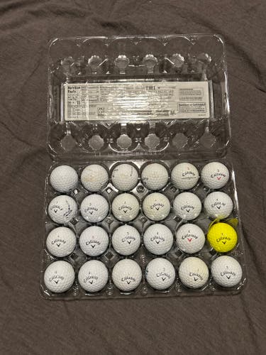 Callaway Balls 24 Pack (2 Dozen) (Used)