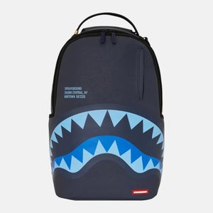 Sprayground Shark Central Late Arrival DLXSV Unisex Midnight Blue Backpack DSB3