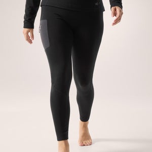 Arc'teryx Satoro Bottom Women's Medium Black Merino Wool Performance QLW814