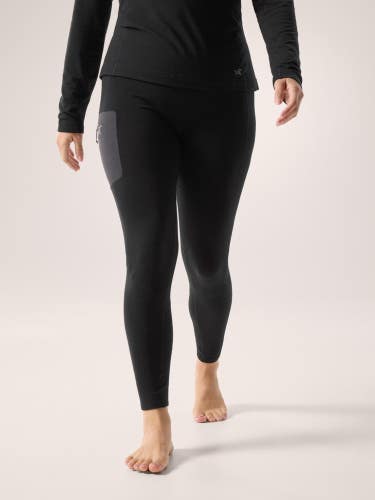 Arc'teryx Satoro Bottom Women's Medium Black Merino Wool Performance QLW814