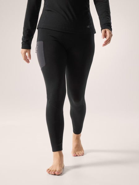 Arc'teryx Satoro Bottom Women's Medium Black Merino Wool Performance QLW814