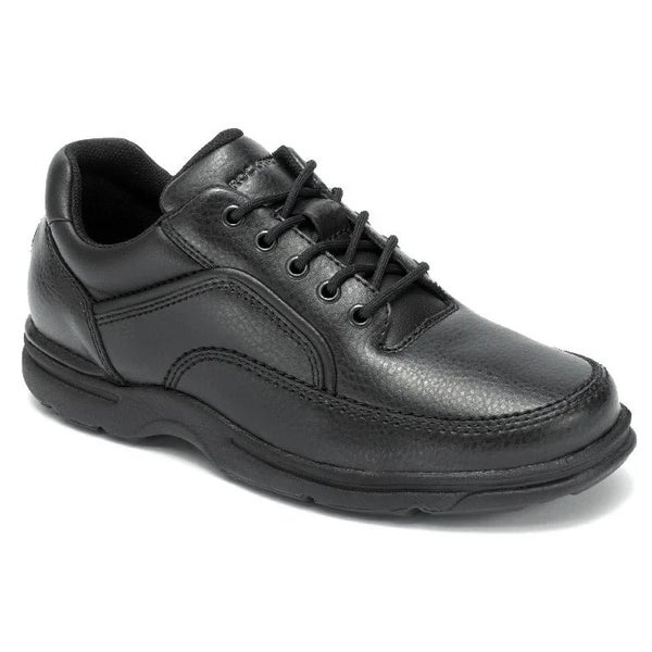 Rockport Ridgefield Eureka K71218 Men's 9.5 Black Lace-Up Walking Shoes PQ559