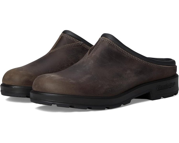 Blundstone BL2422 Clogs Mens 12 Clay Water-Resistant Leather Comfort Shoes PQ561