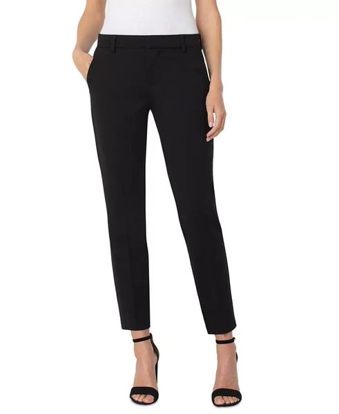 Liverpool Los Angeles Kelsey Trousers Women's 10 Black Stretch Skinny Leg QLW813
