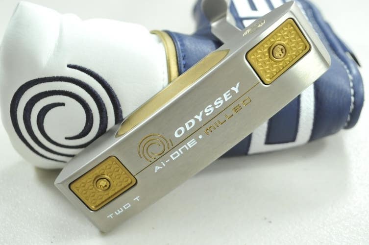 Odyssey Ai-ONE Milled Silver Two T CH 33" Putter RH Steel with Head Cover 193324