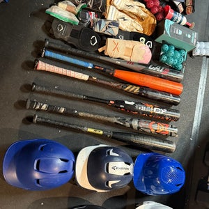 Baseball Gear Lot(READ DESCRIPTION)
