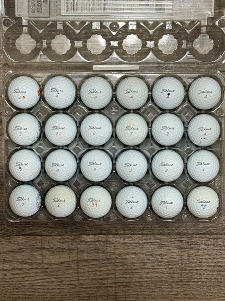 24 Titleist Pro V1x Golf Balls - 4A Near-Mint Condition