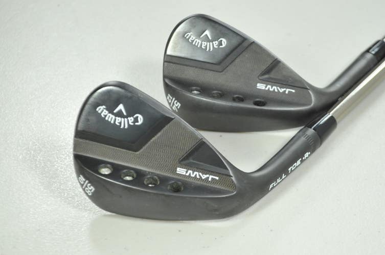 LEFT Callaway Jaws Full Toe Black Ladies 54*, 58* Wedge Set Graphite # 198895