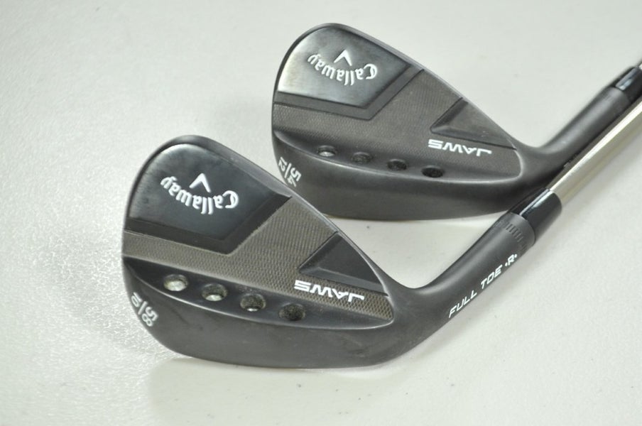 LEFT Callaway Jaws Full Toe Black Ladies 54*, 58* Wedge Set Graphite # 198895