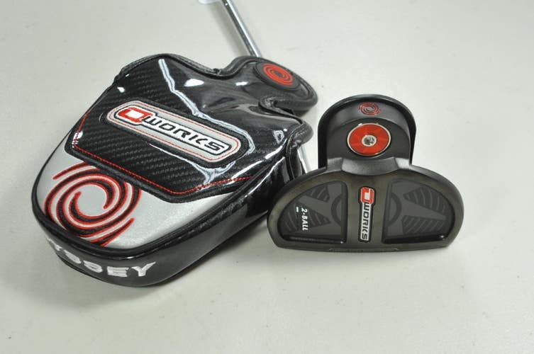 Odyssey O-Works 2-Ball Black 34" Putter RH Steel with Head Cover  # 197616