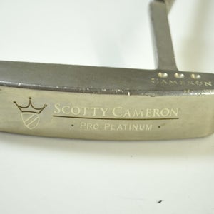 Titleist 1999 Scotty Cameron Pro Platinum Laguna Mid Slant 33.5 Putter  # 188128