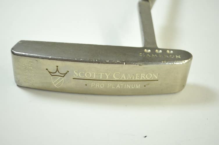 Titleist 1999 Scotty Cameron Pro Platinum Laguna Mid Slant 33.5 Putter  # 188128