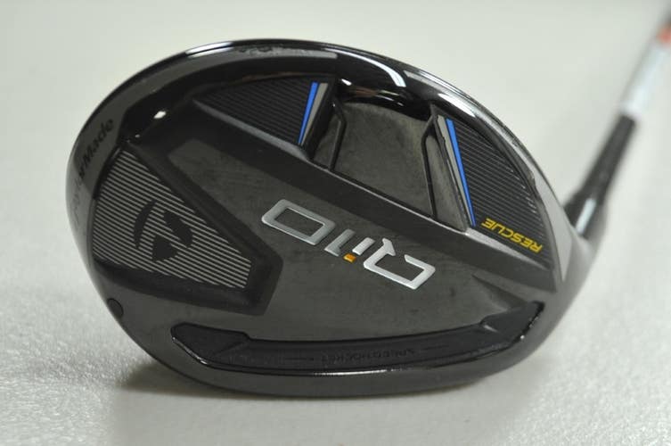 LEFT HANDED TaylorMade Qi10 Rescue 3-19* Hybrid Stiff Ventus TR Graphite #194660