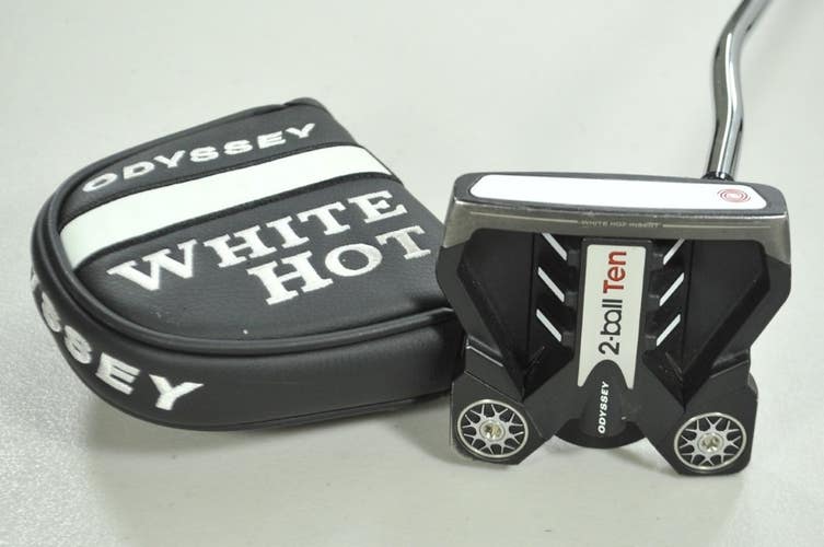 Odyssey Ten 2-Ball 35" Putter Right Stroke Lab Steel with Head Cover  # 198538
