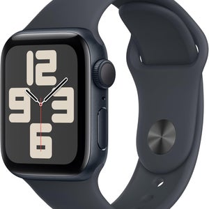 (New In Box) Apple Watch SE (Gen 2) 40mm Midnight Aluminum, Sport Band S/M, GPS