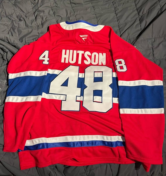 NEW Lane Hutson Montreal Canadiens Hockey Jersey Size 54 - XL