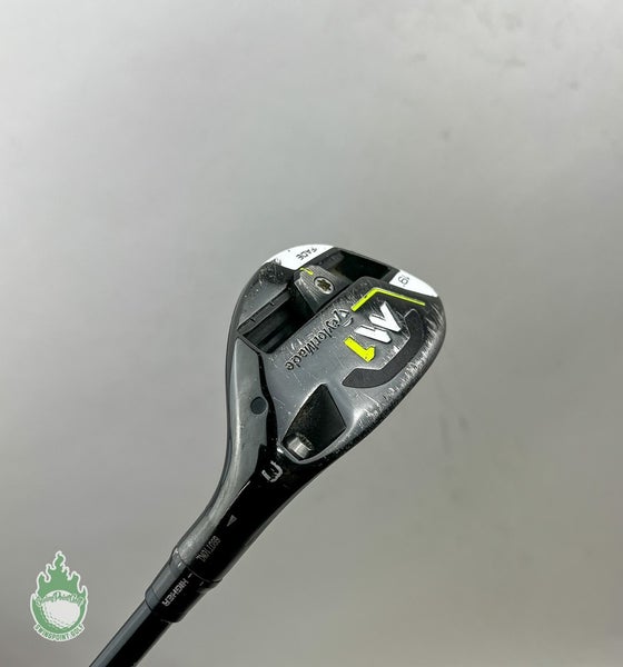 Used 2017 TaylorMade M1 Rescue 3 Hybrid 19* 80g Stiff Flex Graphite Golf Club