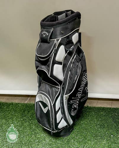 Used Callaway 10-Way Golf Cart Carry Bag Black