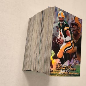 1998 Fleer Flair Showcase Row 2 Complete Football Set with Manning and Moss Rookies