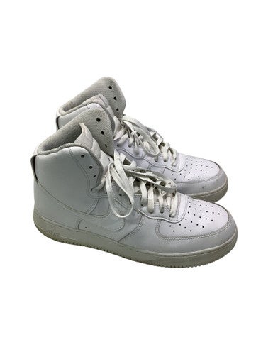Used Nike AIR FORCE 1 Basketball Shoes M White Senior 12 11347-S000251953