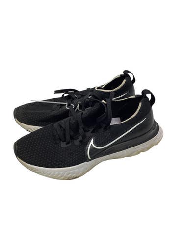 Used Nike REACT Running/X-Train Shoes M Black And White Senior 11 11347-S000251930