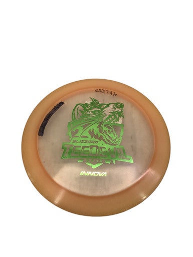 Used Innova BLIZZARD TEE DEVIL Disc Golf Driver Orange 11347-S000251869