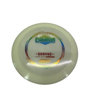 Used Innova GLOW CHAMPION SHRYKE Disc Golf Driver Tan 11347-S000251858