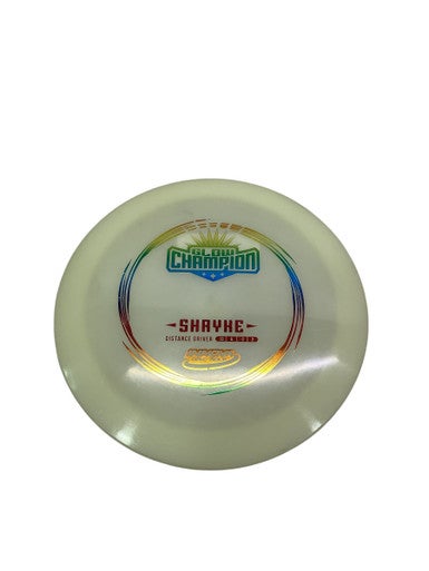 Used Innova GLOW CHAMPION SHRYKE Disc Golf Driver Tan 11347-S000251858