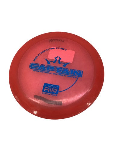 Used Dynamic Discs LUCID AIR CAPTAIN Disc Golf Driver Red 11347-S000251851