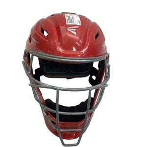 Used Easton GAMETIME 6 1/2- 7 1/8 Catchers Helmet w/Mask Red SM 11347-S000251800