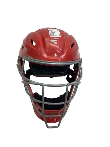 Used Easton GAMETIME 6 1/2- 7 1/8 Catchers Helmet w/Mask Red SM 11347-S000251800