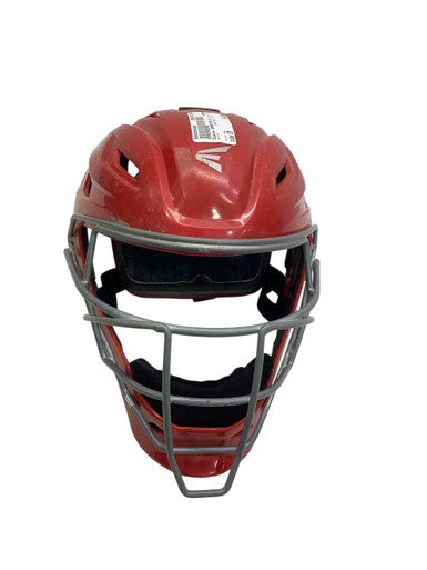 Used Easton GAMETIME 6 1/2- 7 1/8 Catchers Helmet w/Mask Red SM 11347-S000251800