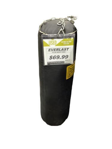 Used Everlast 70 LB HEAVY BAG Boxing Heavy Bag Black 70 lb 11347-S000252048