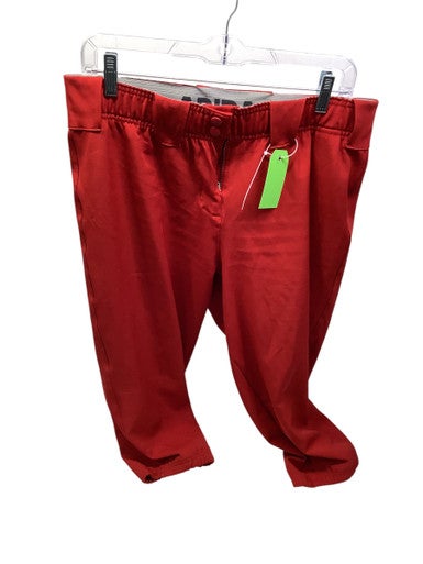 Used Adidas RED SB PANTS BB/SB Pant Womens Red 2X 11347-S000252035